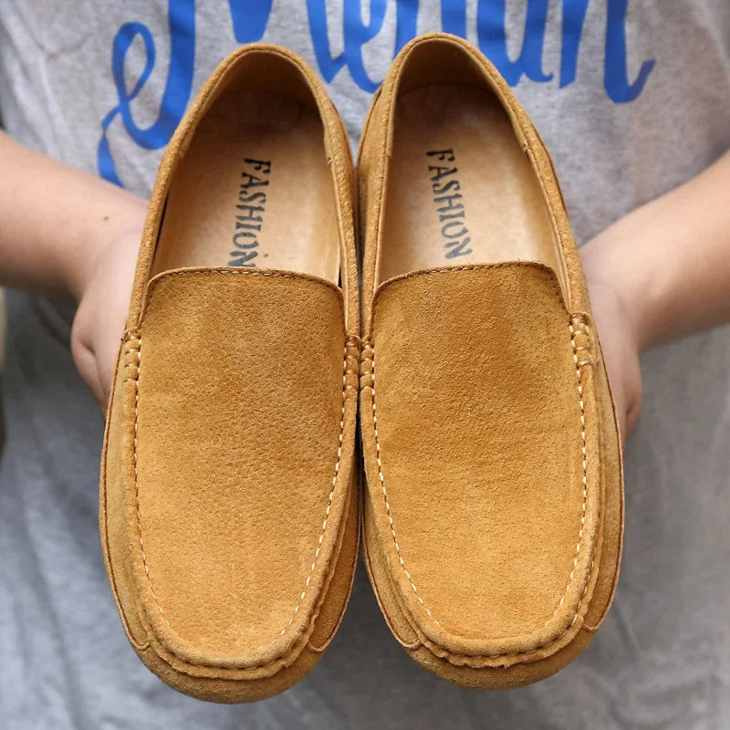 Anabela | Mocassins chic premium em camoscio