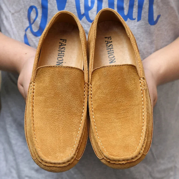 Anabela | Mocassins chic premium em camoscio