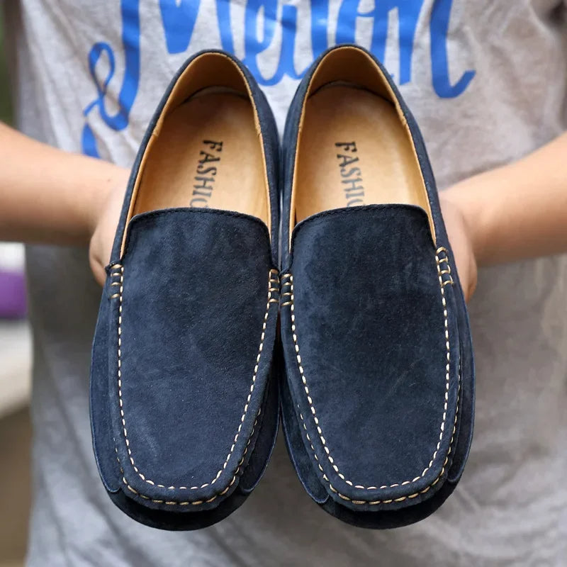 Anabela | Mocassins chic premium em camoscio