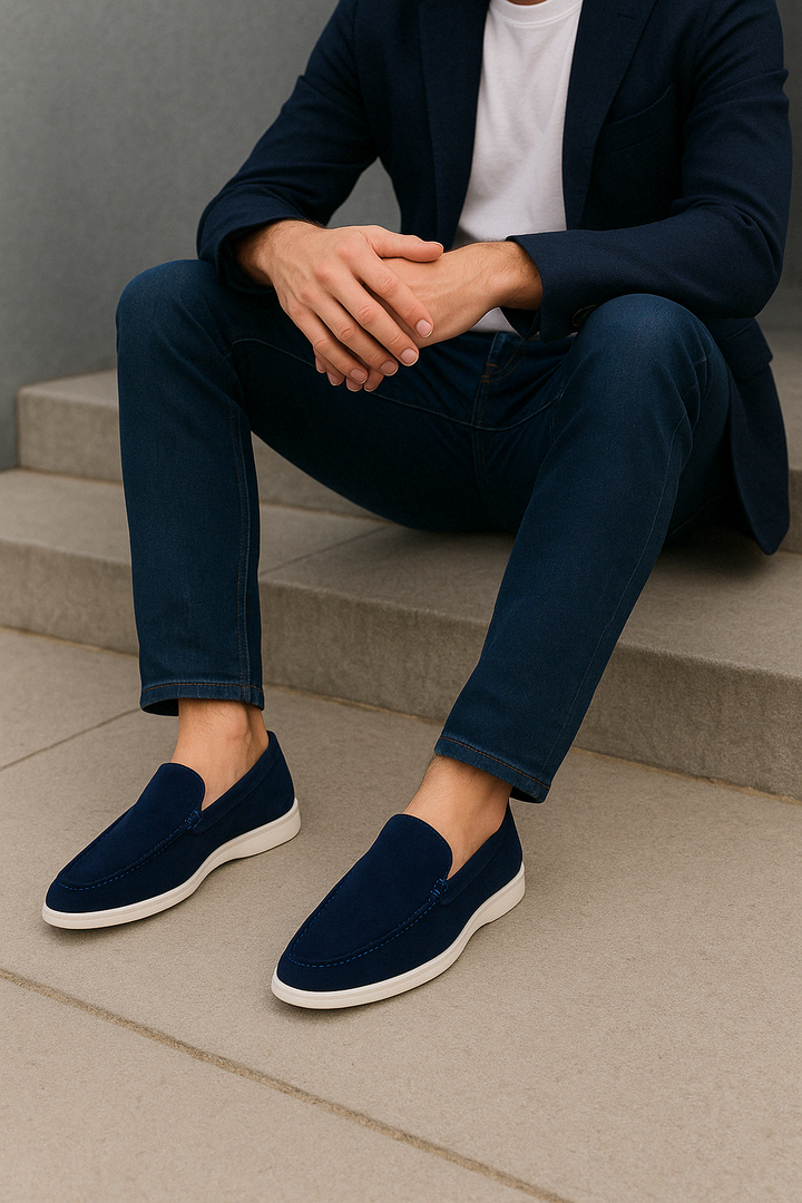 António | Mocassins em camurça chic