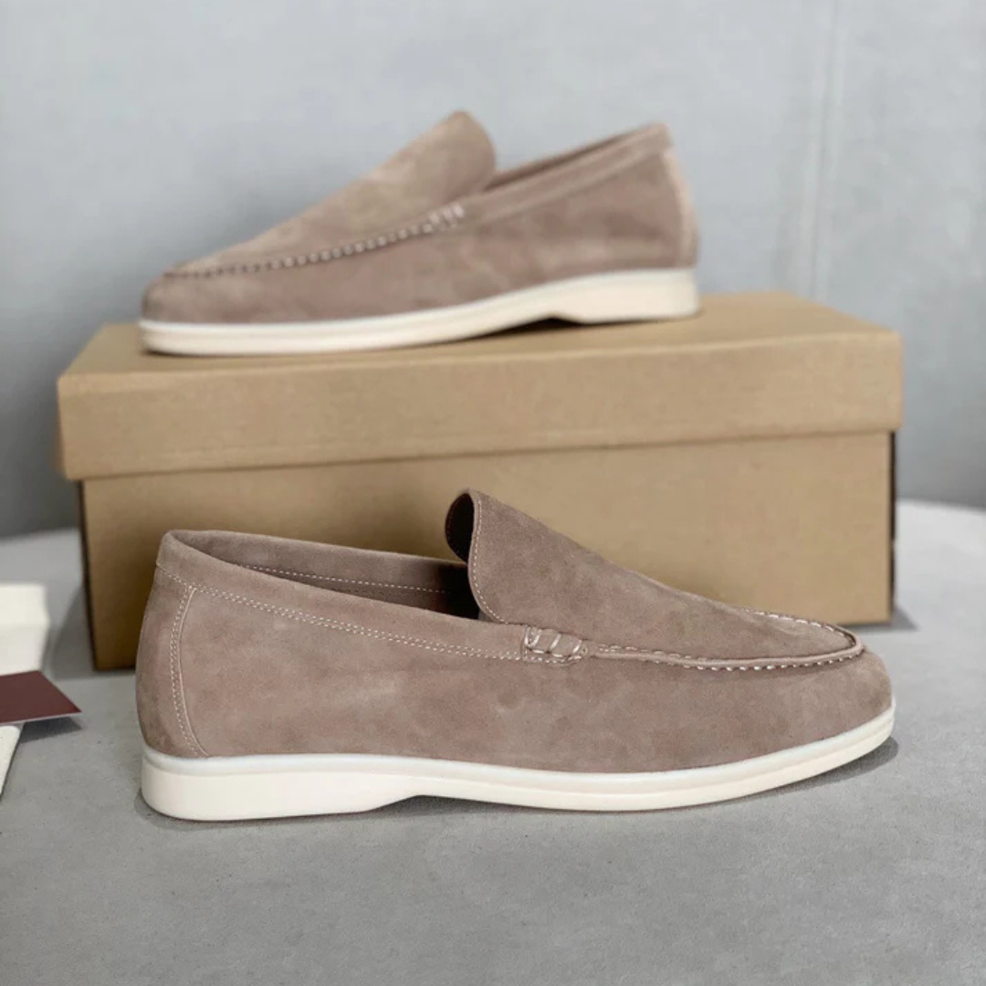 António | Mocassins em camurça chic