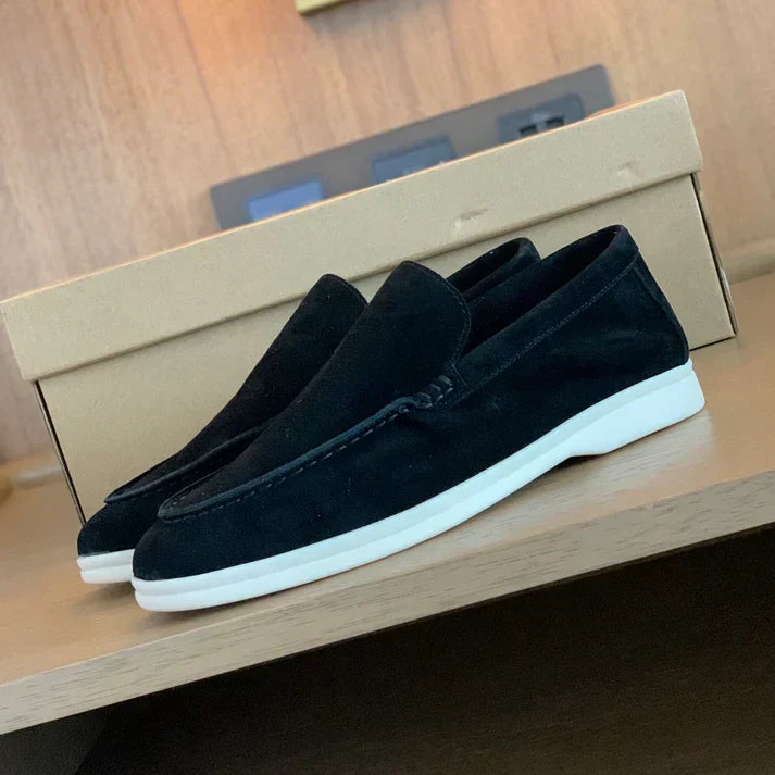 António | Mocassins em camurça chic