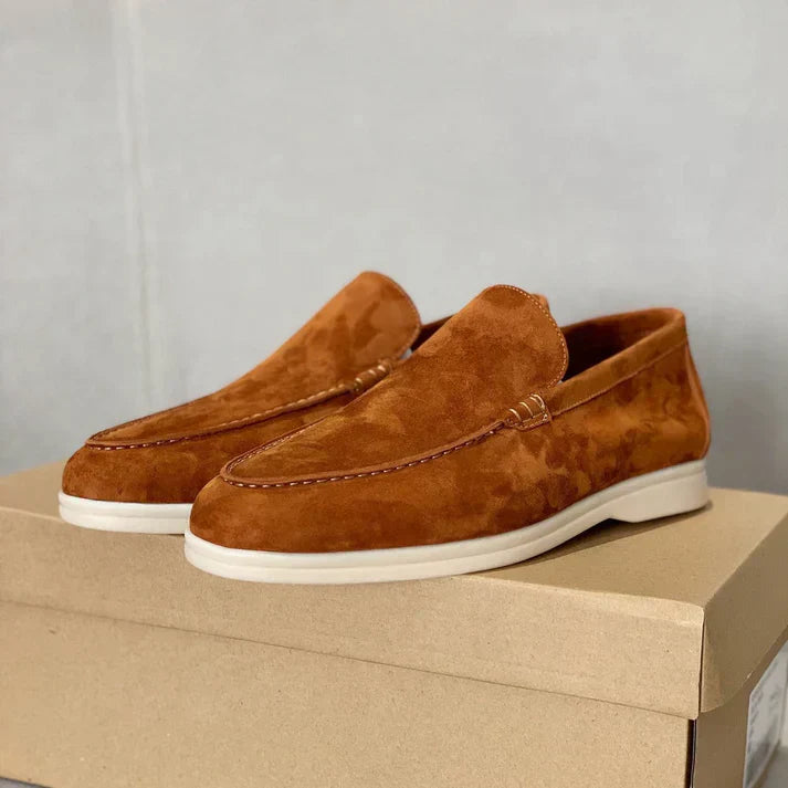 António | Mocassins em camurça chic