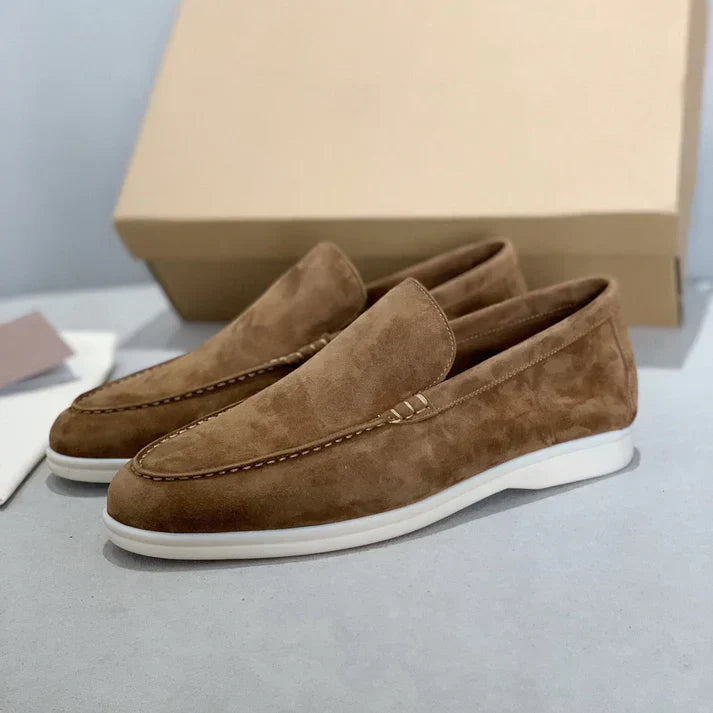 António | Mocassins em camurça chic