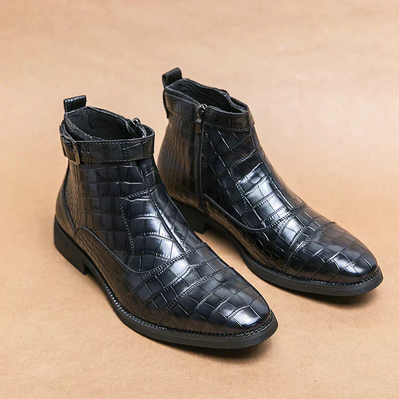Armando | Botas com fibbia em pele sintética