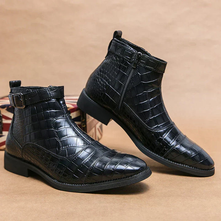Armando | Botas com fibbia em pele sintética