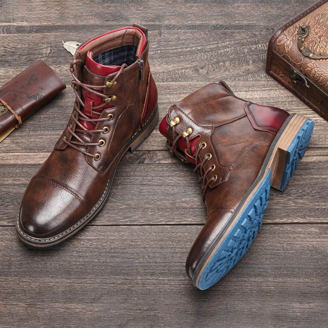 Casimiro | Botas oxford em pele