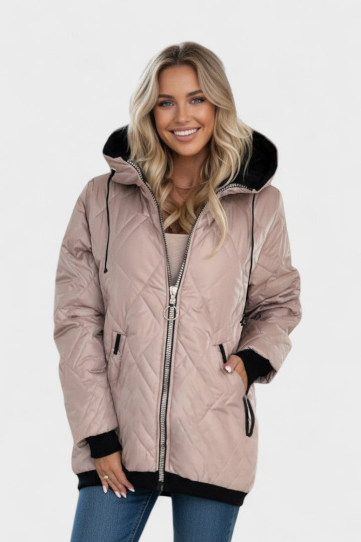 Sandra | Parka elegante em design lussuoso