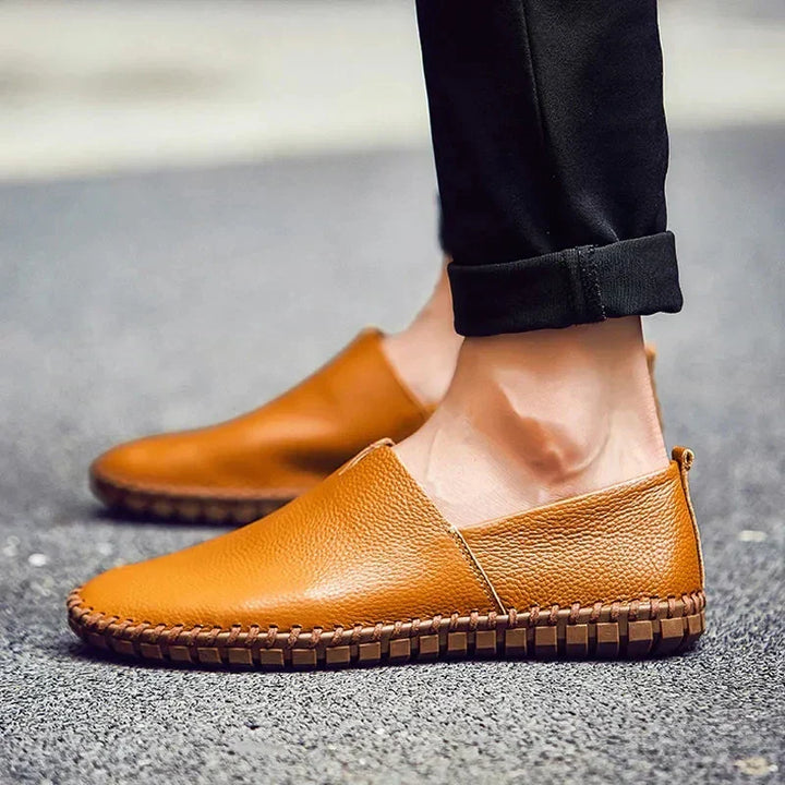Sérgio | Elegantes mocassins em pele traspirante