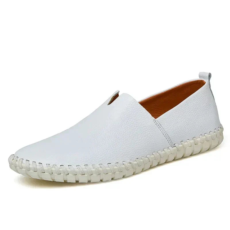 Sérgio | Elegantes mocassins em pele traspirante