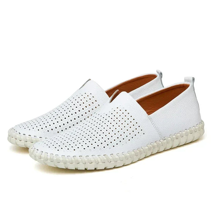 Sérgio | Elegantes mocassins em pele traspirante