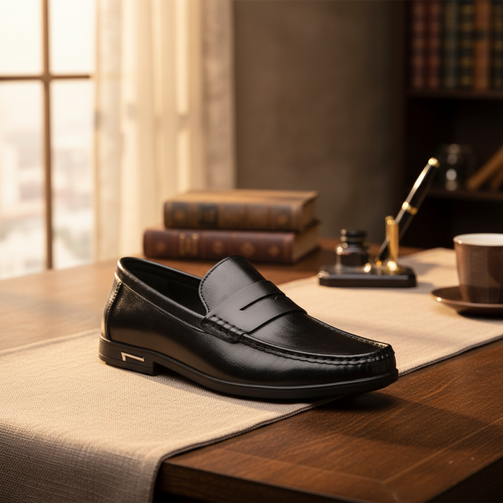 Jorge | Elegantes mocassins premium em pele