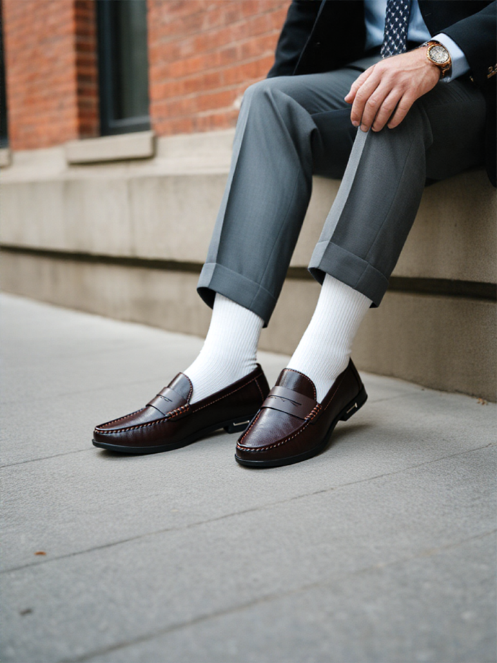 Jorge | Elegantes mocassins premium em pele