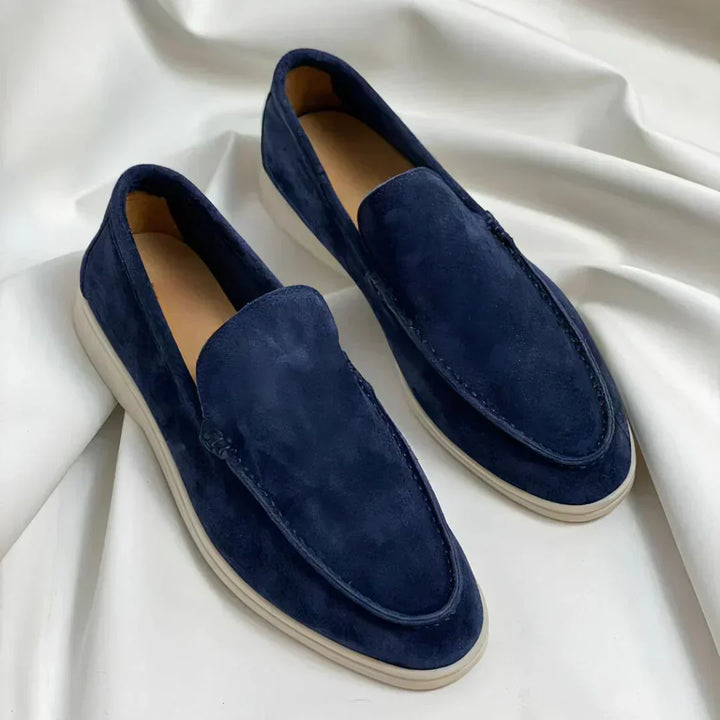 Carlos | Elegantes mocassins em camurça
