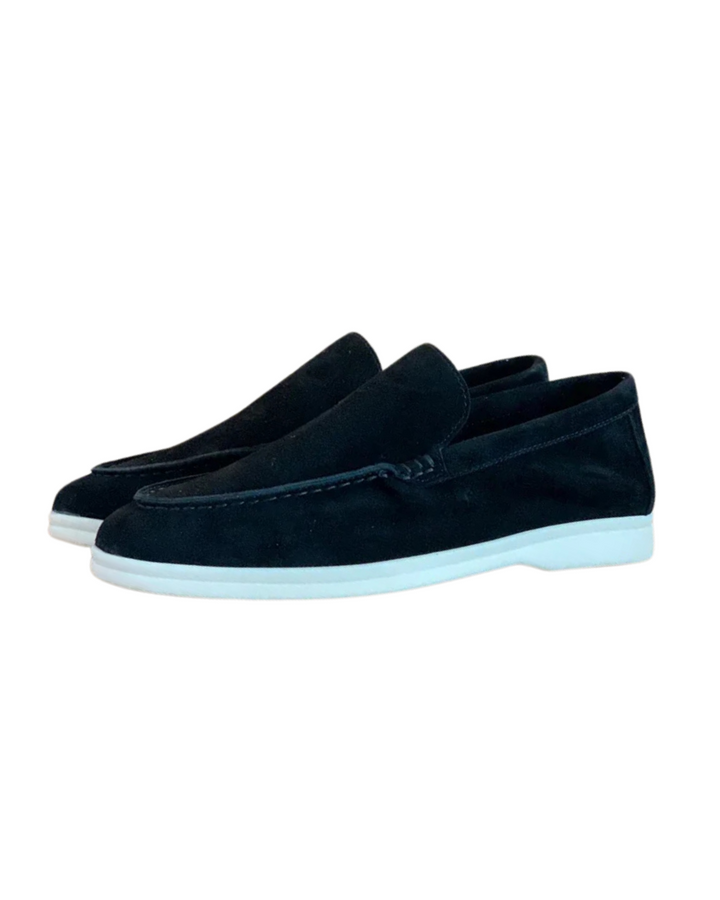 Carlos | Elegantes mocassins em camurça