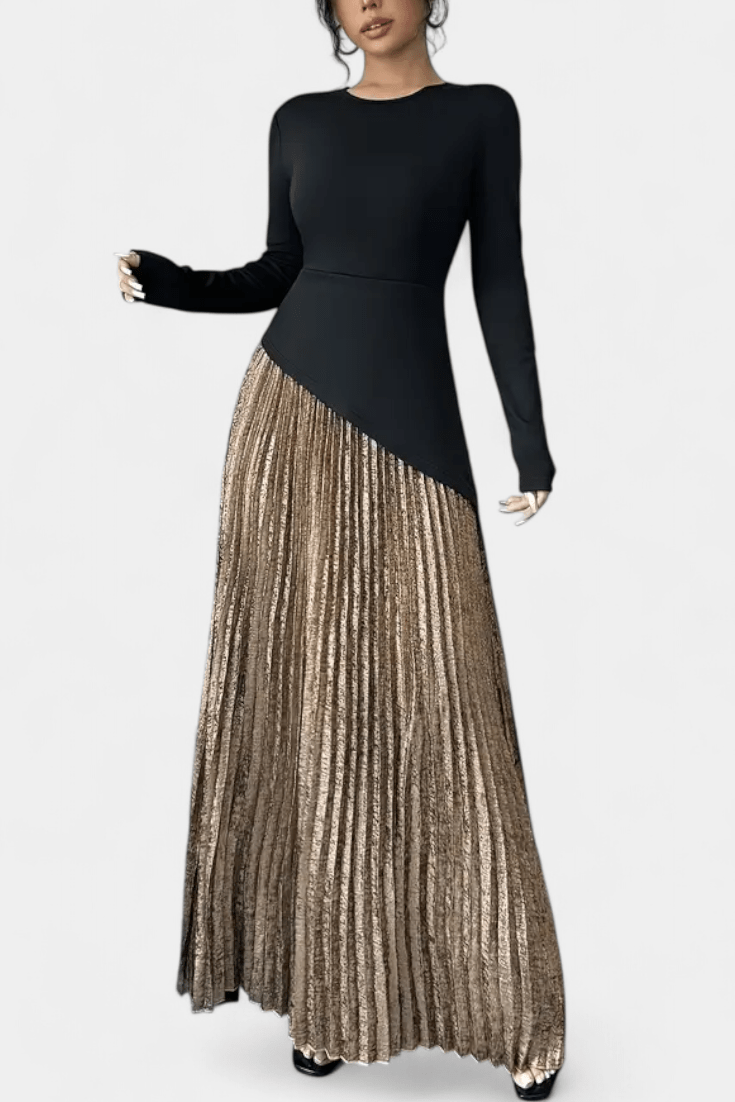 Patrícia | Vestido a blocos de cor
