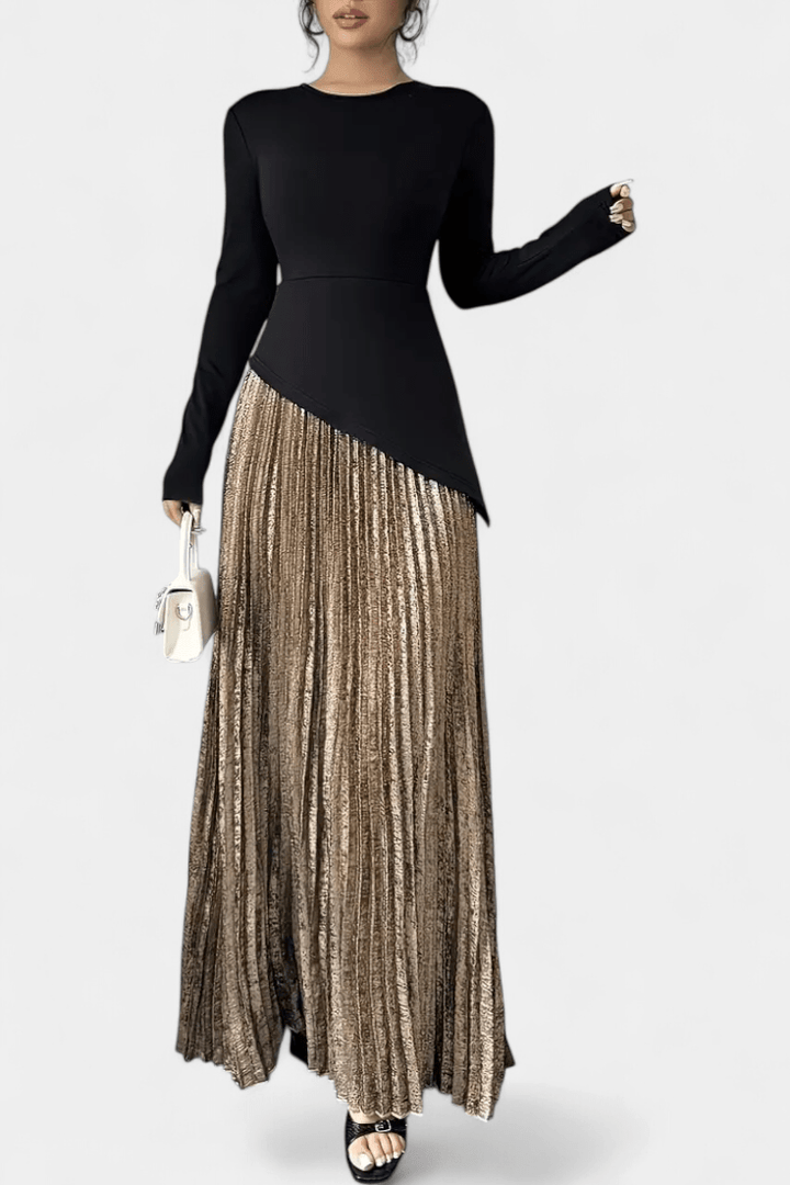 Patrícia | Vestido a blocos de cor