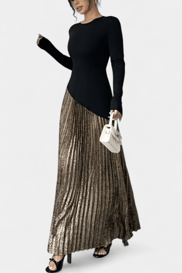 Patrícia | Vestido a blocos de cor