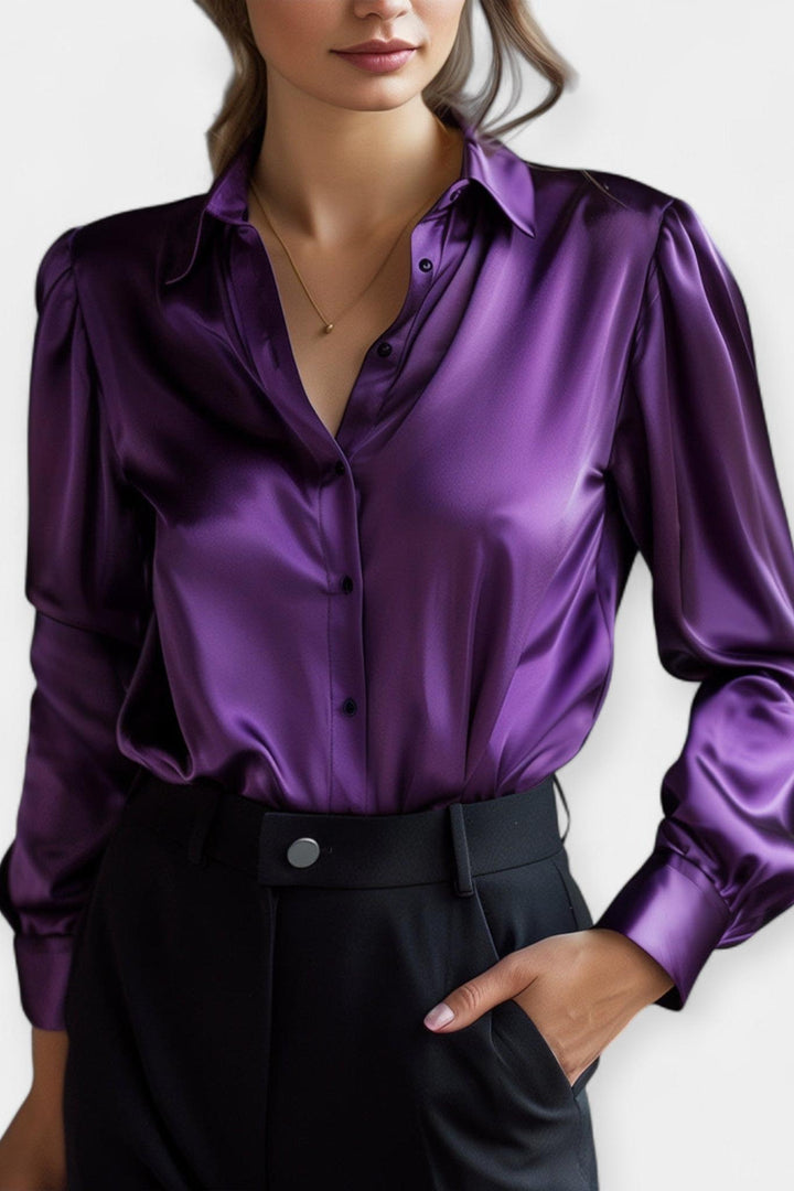 Inês | Camisa em cetim