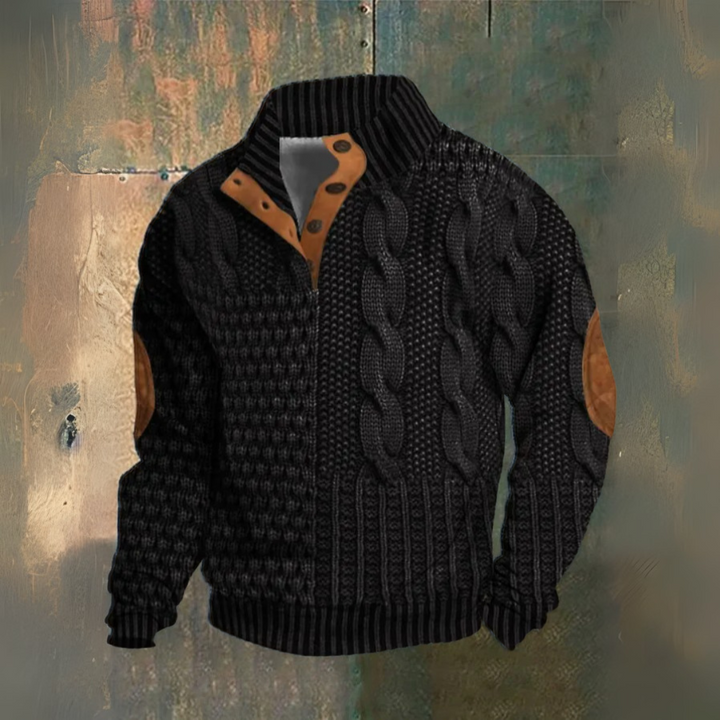 Carlos | Camisola elegante com colarinho alto