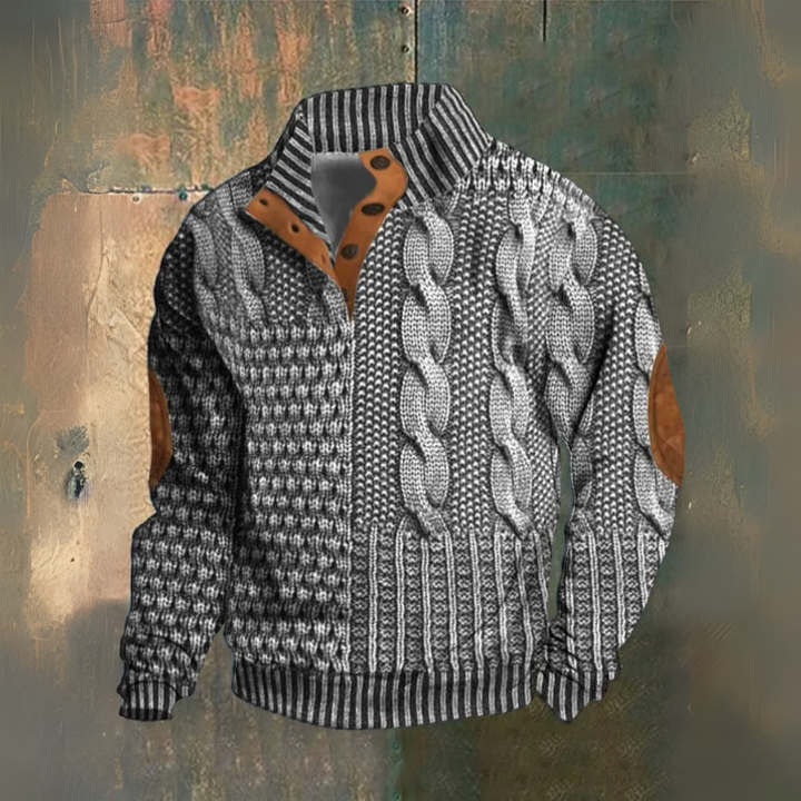 Carlos | Camisola elegante com colarinho alto