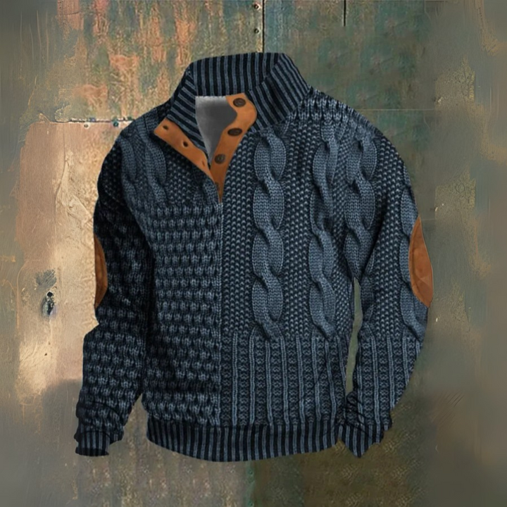 Carlos | Camisola elegante com colarinho alto
