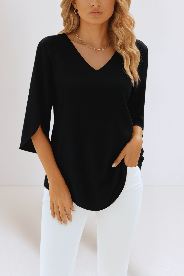 Sara | Blusa com decote em V