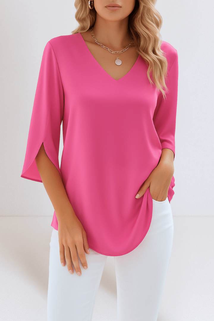 Sara | Blusa com decote em V