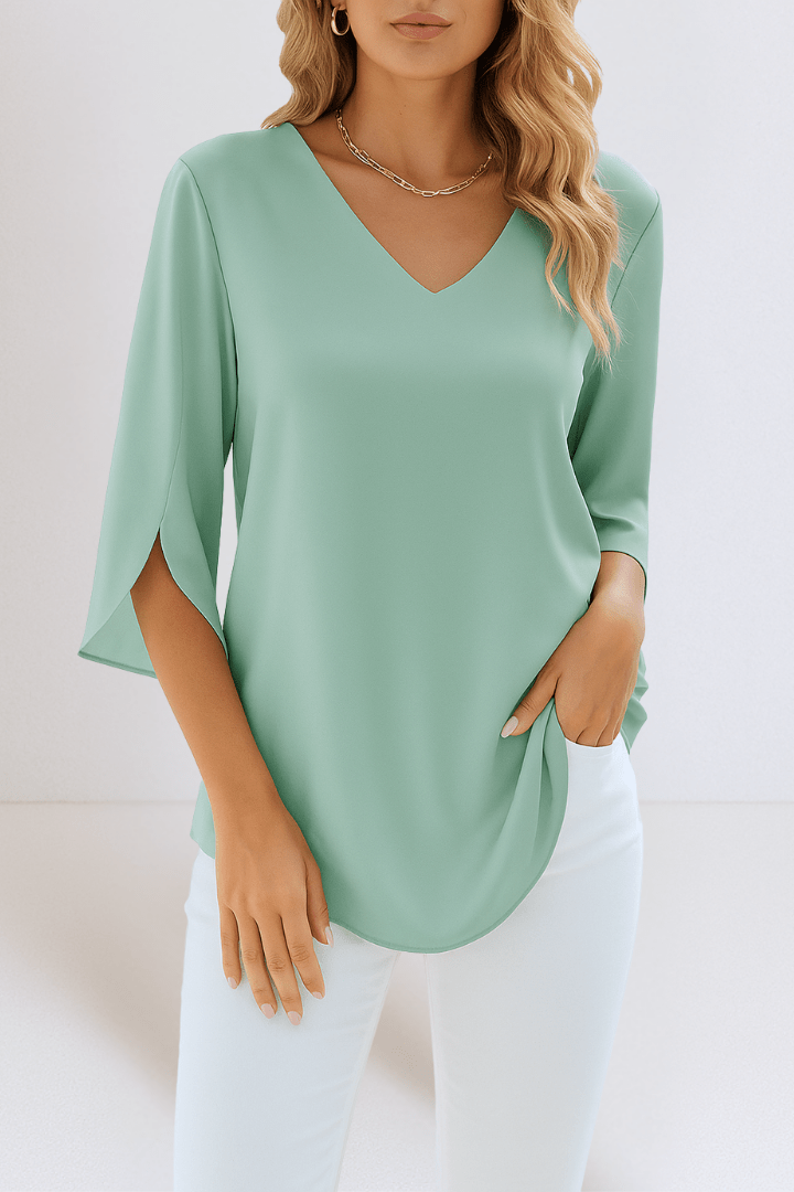 Sara | Blusa com decote em V
