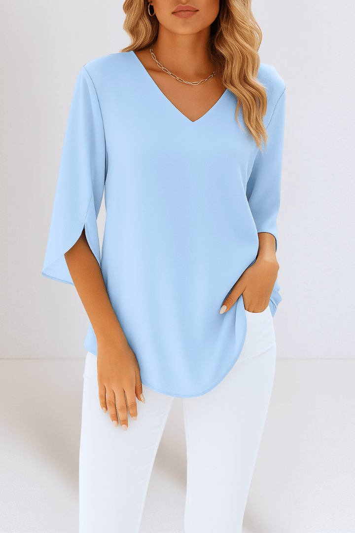 Sara | Blusa com decote em V