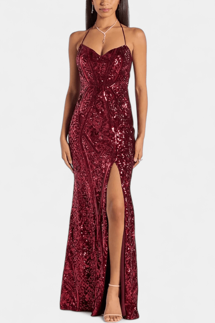 Mariana | Vestido a halterneck