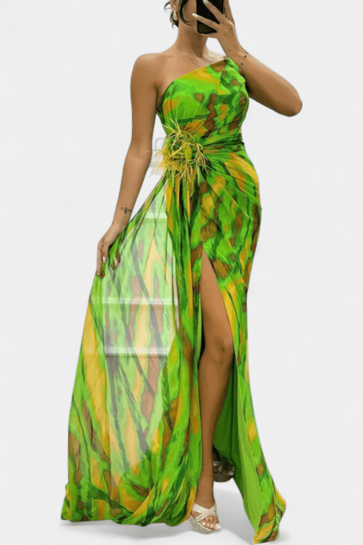 Catarina | Vestido maxi colorido