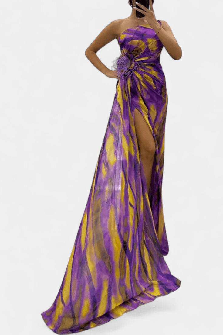 Catarina | Vestido maxi colorido