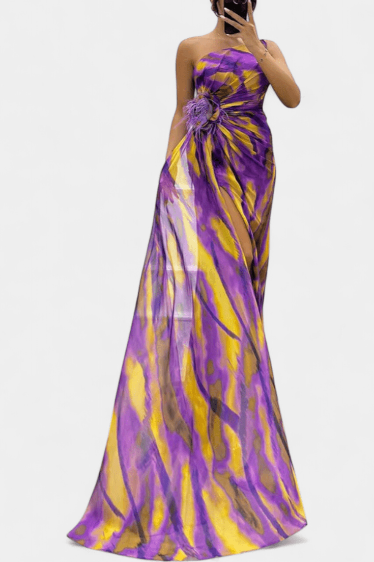 Catarina | Vestido maxi colorido