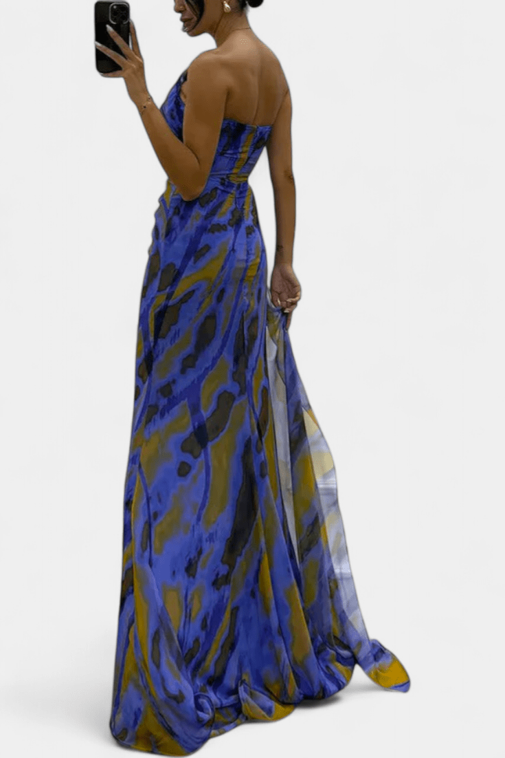 Catarina | Vestido maxi colorido