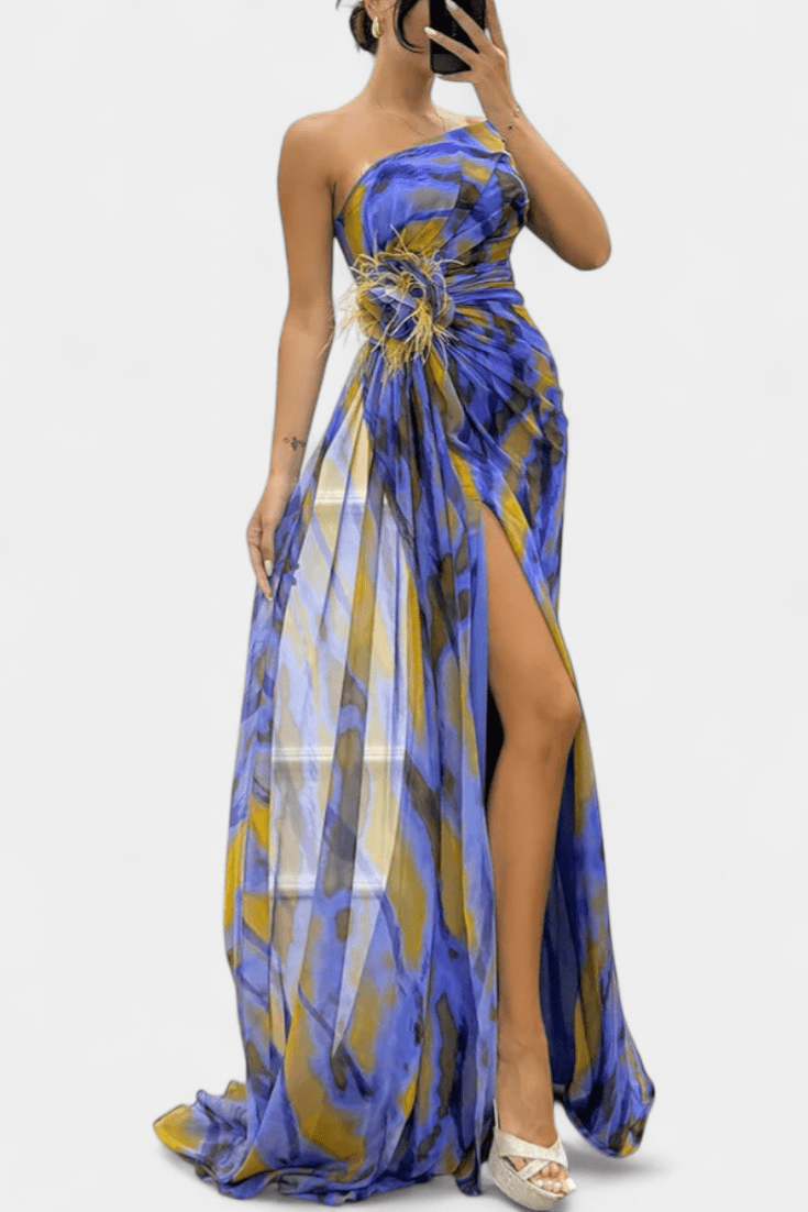 Catarina | Vestido maxi colorido