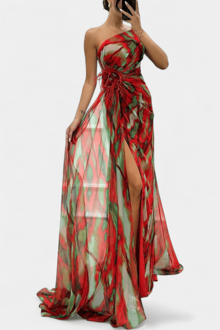 Catarina | Vestido maxi colorido
