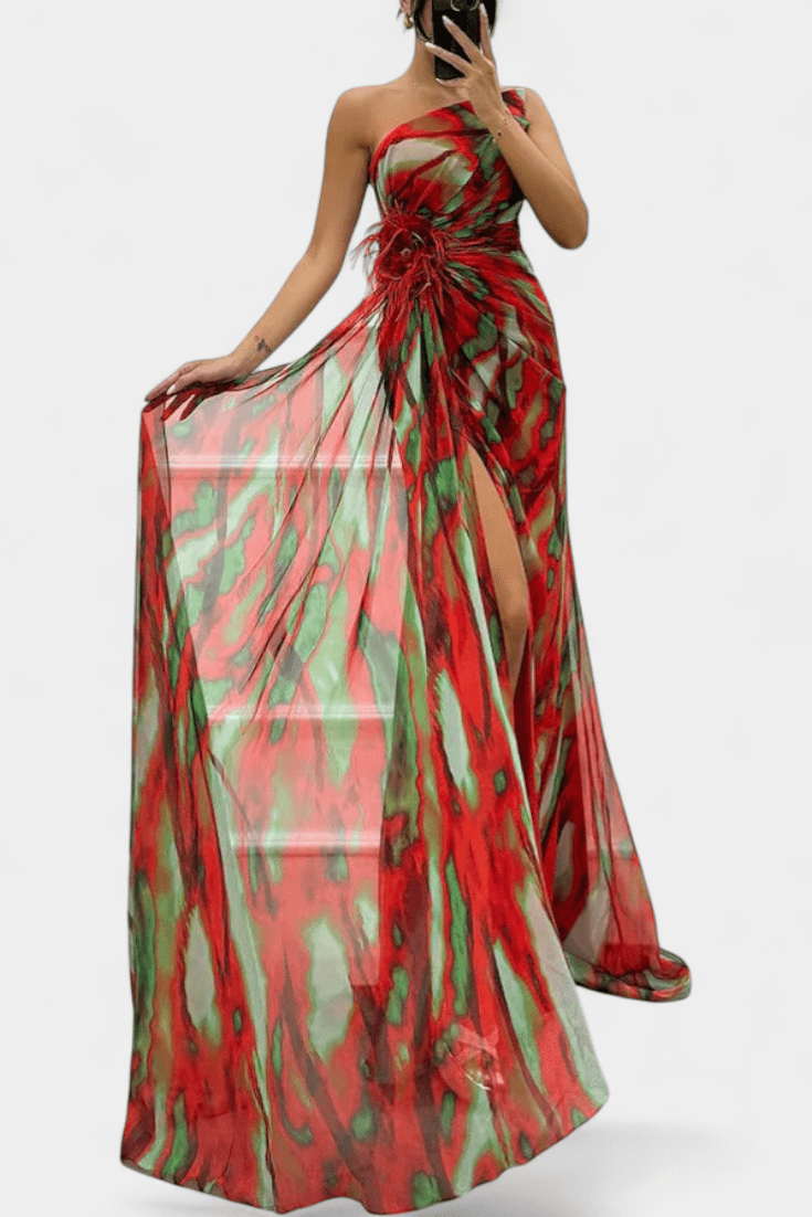 Catarina | Vestido maxi colorido