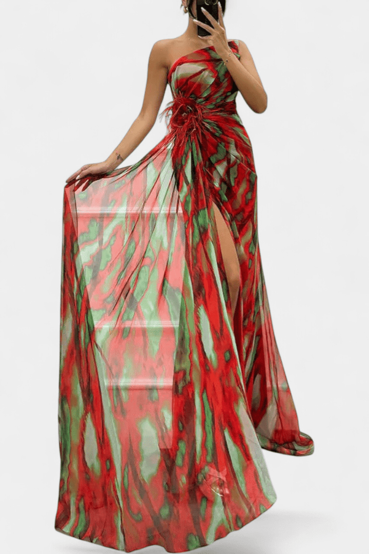 Catarina | Vestido maxi colorido