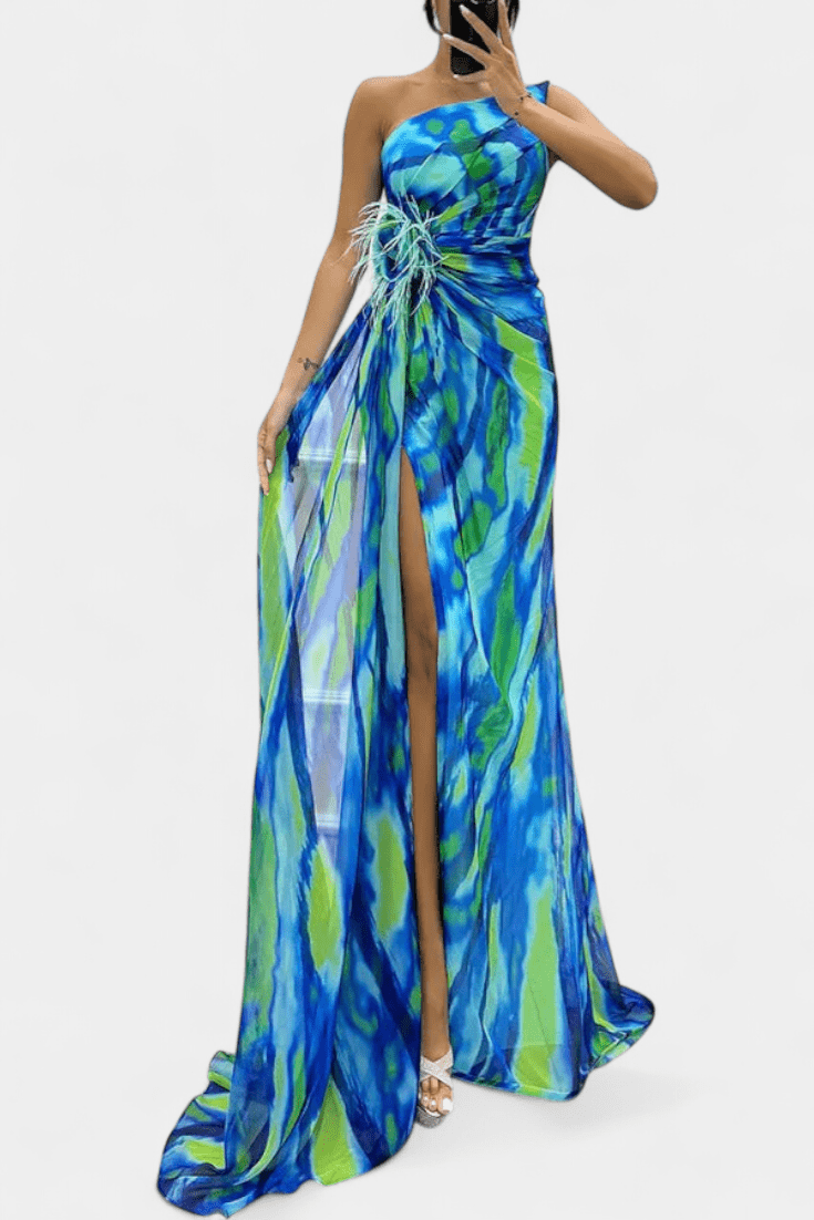 Catarina | Vestido maxi colorido