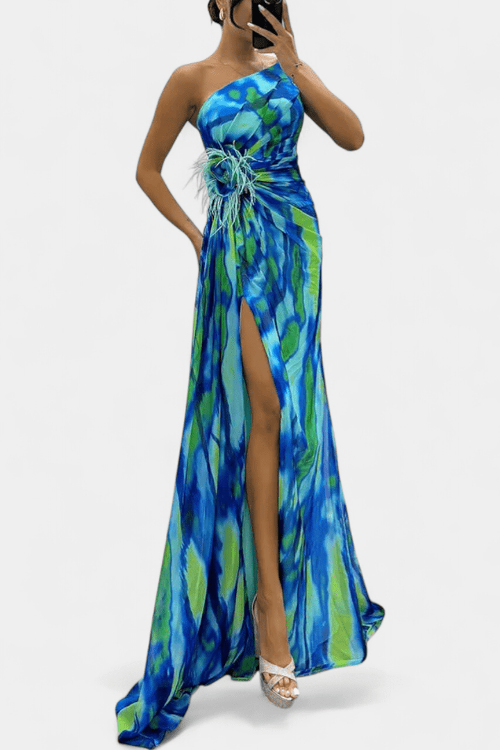 Catarina | Vestido maxi colorido