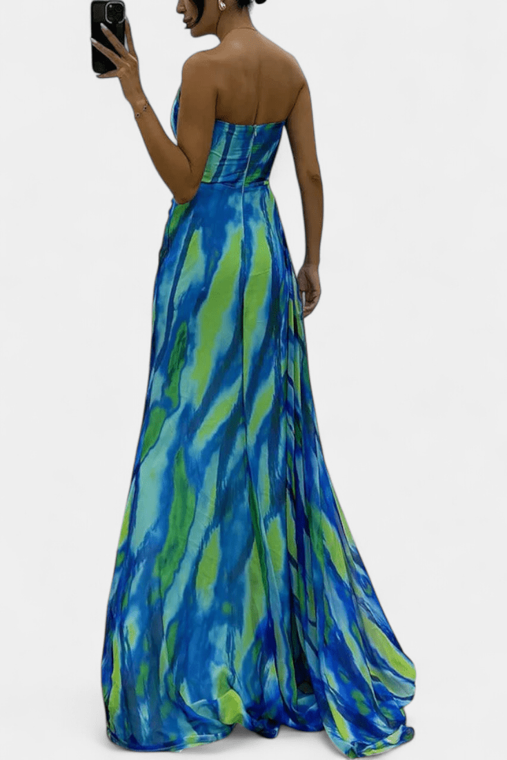 Catarina | Vestido maxi colorido