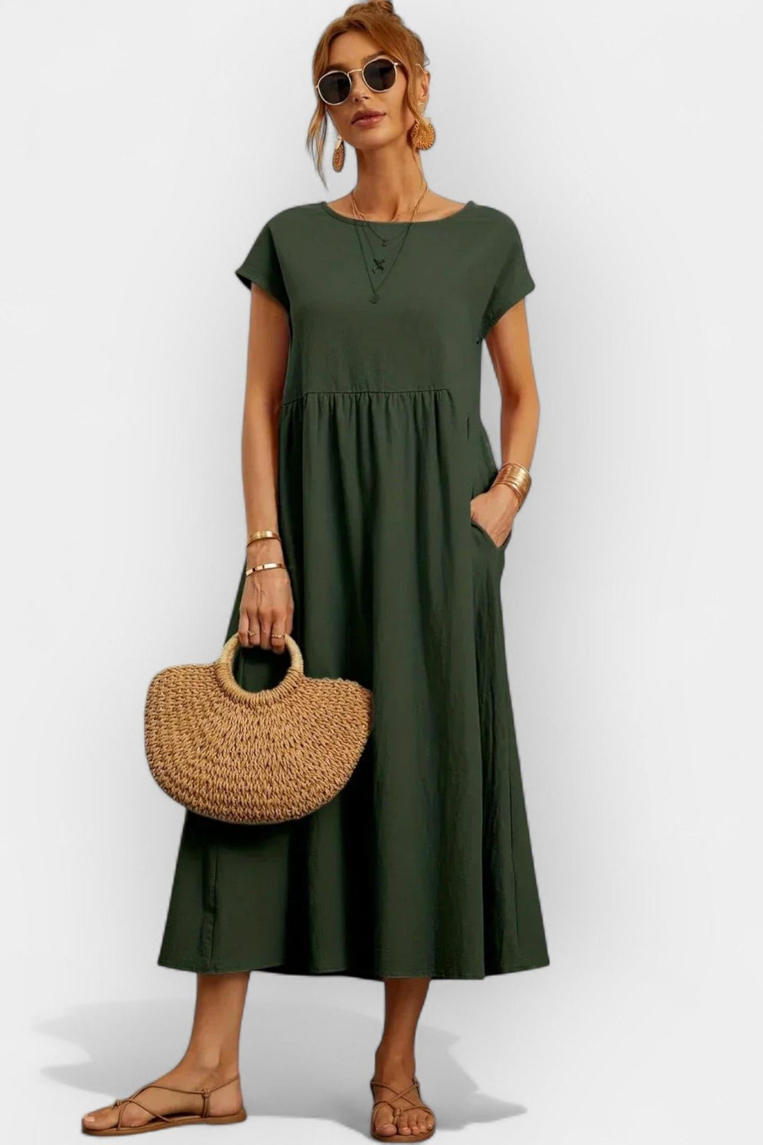 Sara | Vestido em algodão leve
