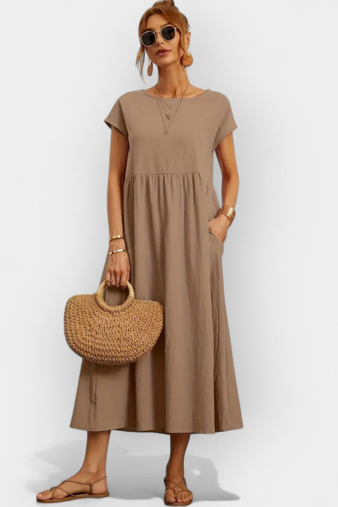 Sara | Vestido em algodão leve