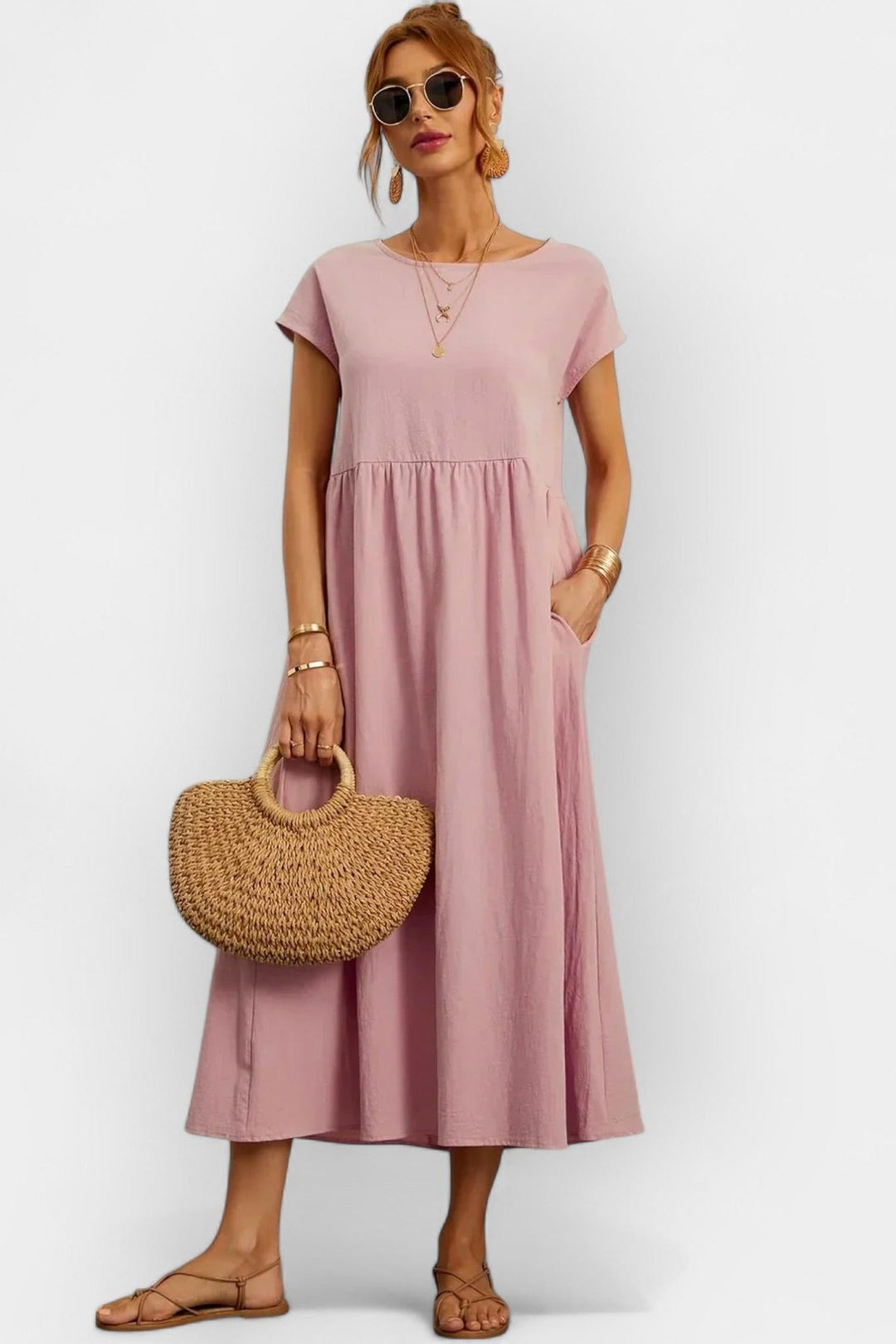Sara | Vestido em algodão leve