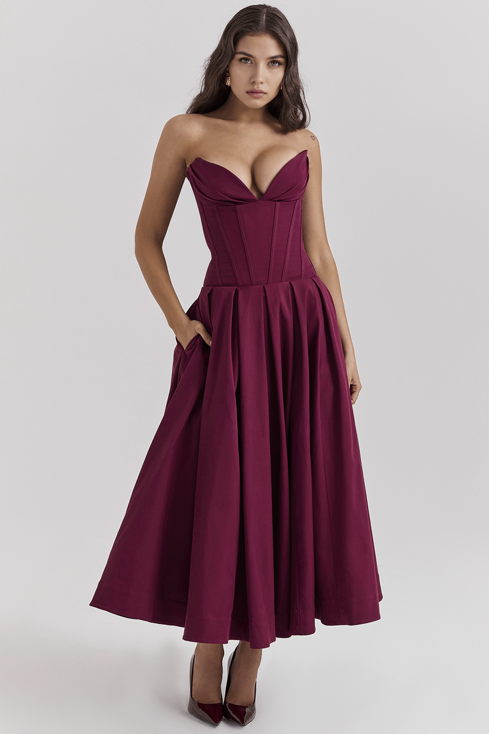 Cristina | Maxi vestido