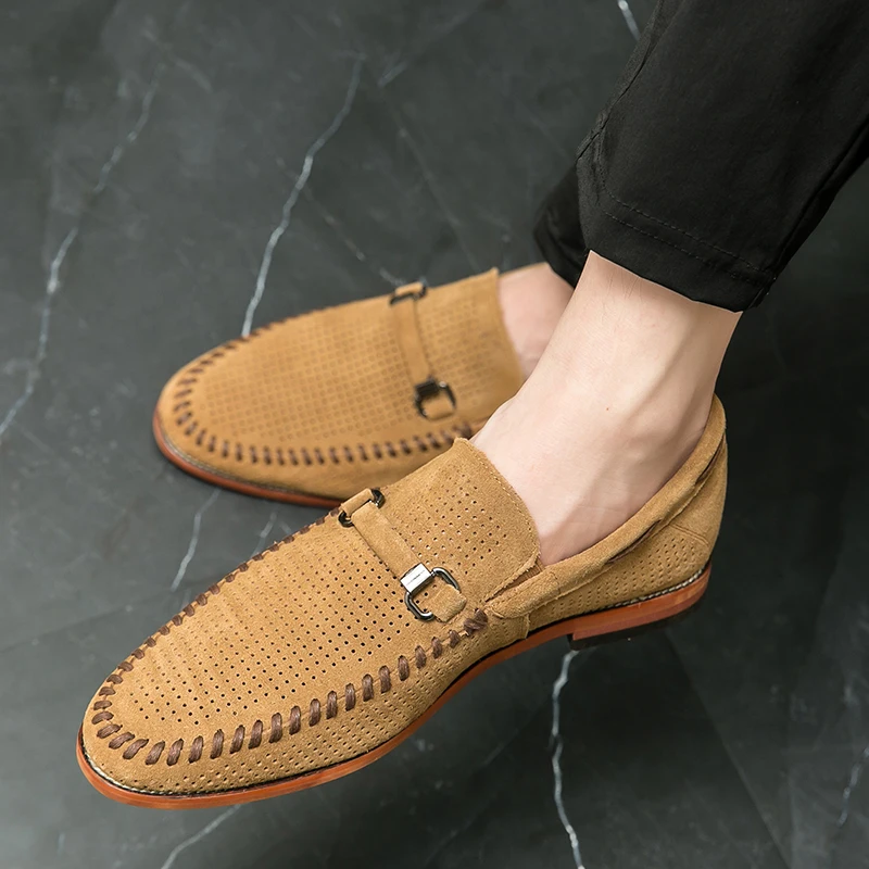 Fernando | Mocassins em pele camurça firenze