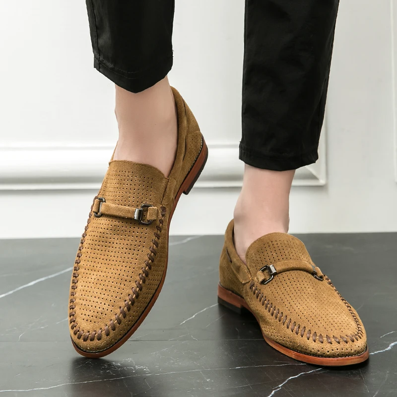 Fernando | Mocassins em pele camurça firenze