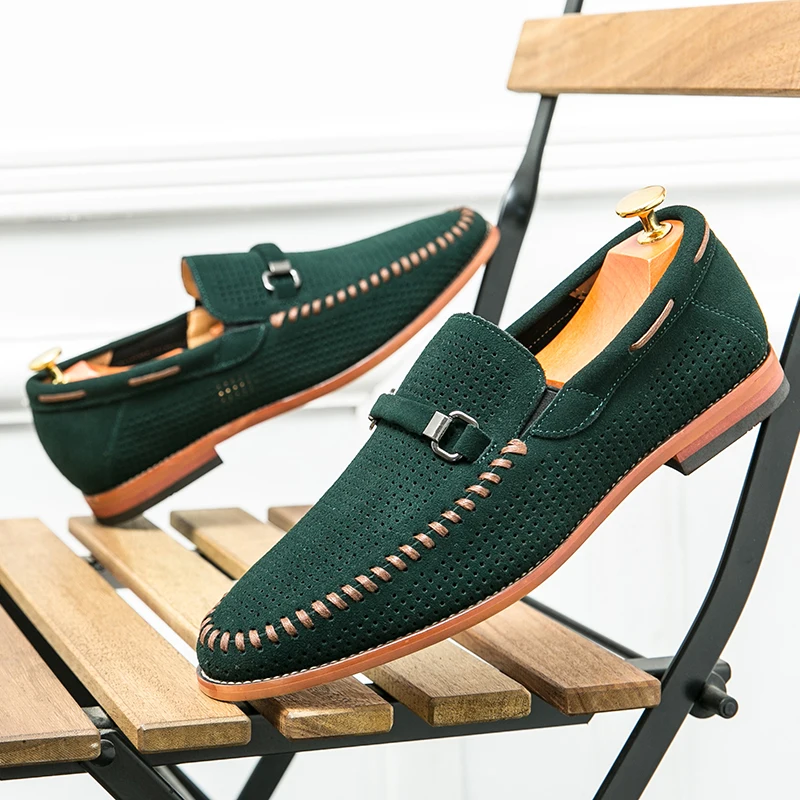 Fernando | Mocassins em pele camurça firenze