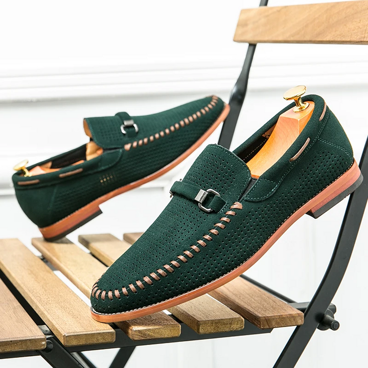 Fernando | Mocassins em pele camurça firenze